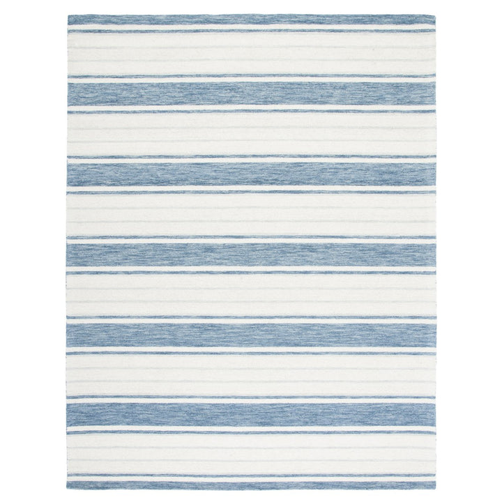 SAFAVIEH Metro MET607M Handmade Blue / Ivory Rug Image 1