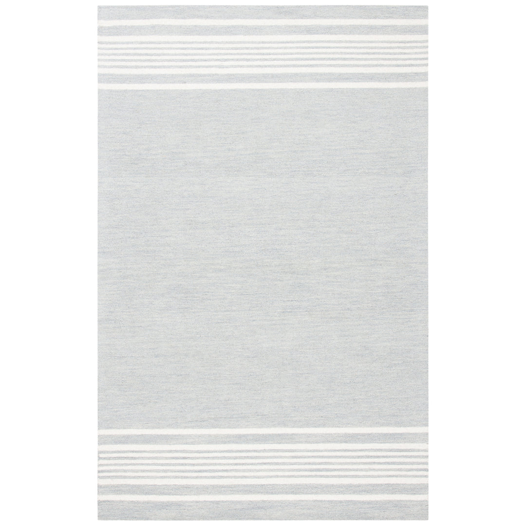 SAFAVIEH Metro MET606F Handmade Grey / Ivory Rug Image 8