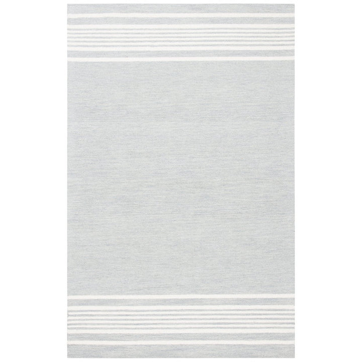 SAFAVIEH Metro MET606F Handmade Grey / Ivory Rug Image 1