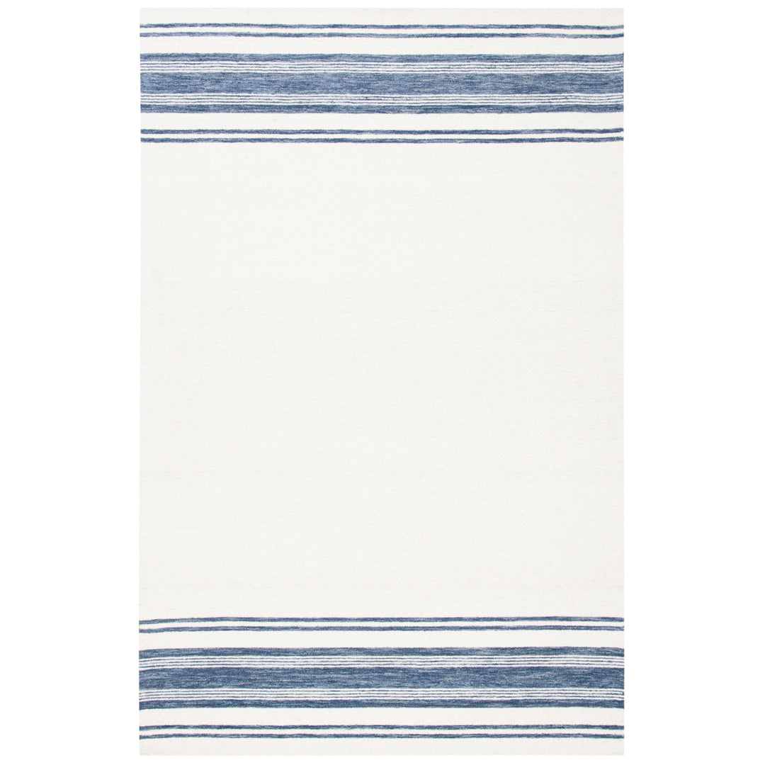 SAFAVIEH Metro MET608A Handmade Ivory / Blue Rug Image 1