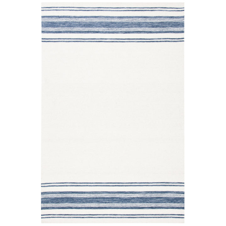 SAFAVIEH Metro MET608A Handmade Ivory / Blue Rug Image 1