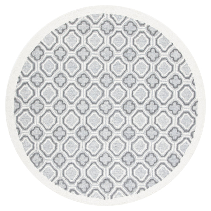 SAFAVIEH Metro MET701A Handmade Ivory / Grey Rug Image 4