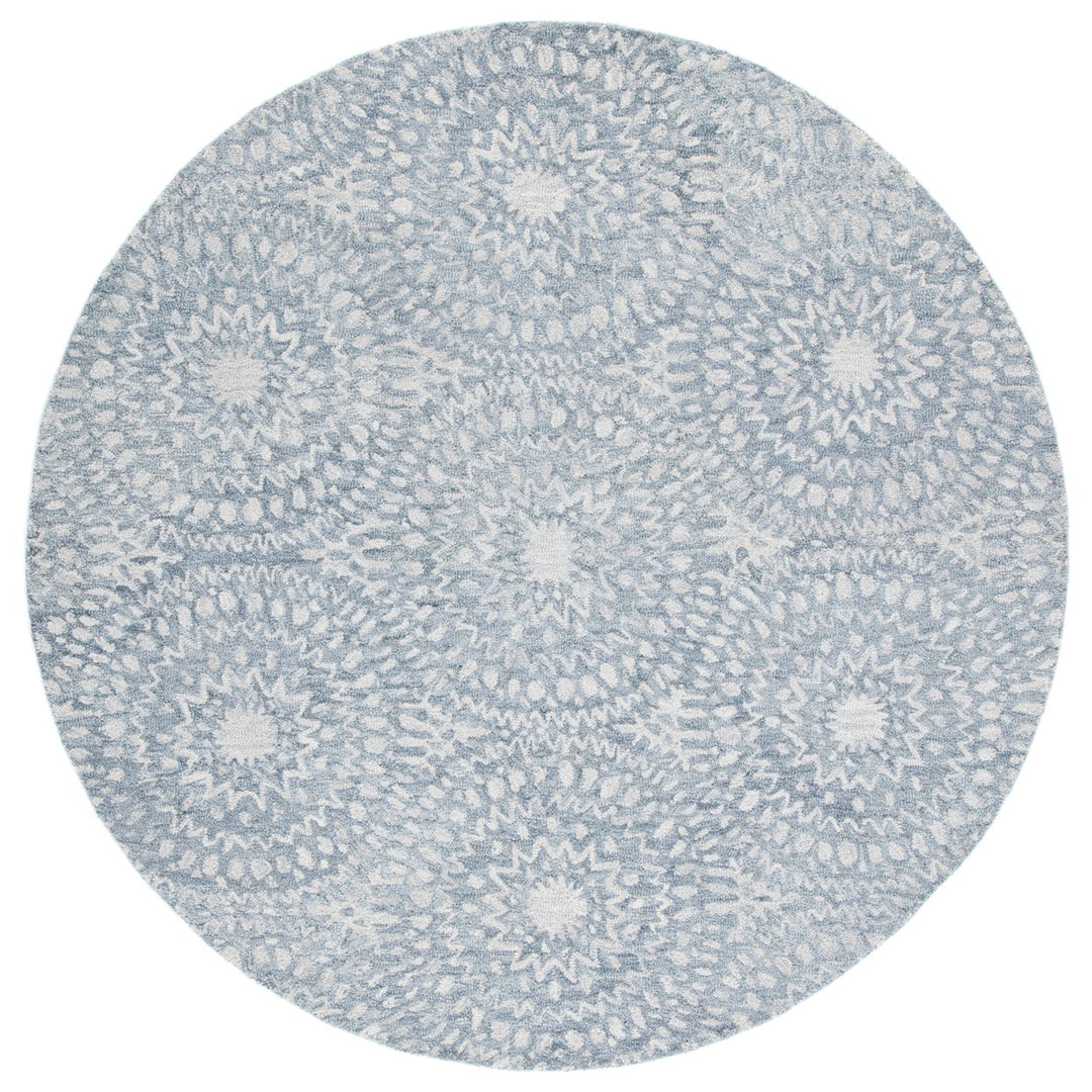 SAFAVIEH Metro MET702A Handmade Ivory / Dark Grey Rug Image 1