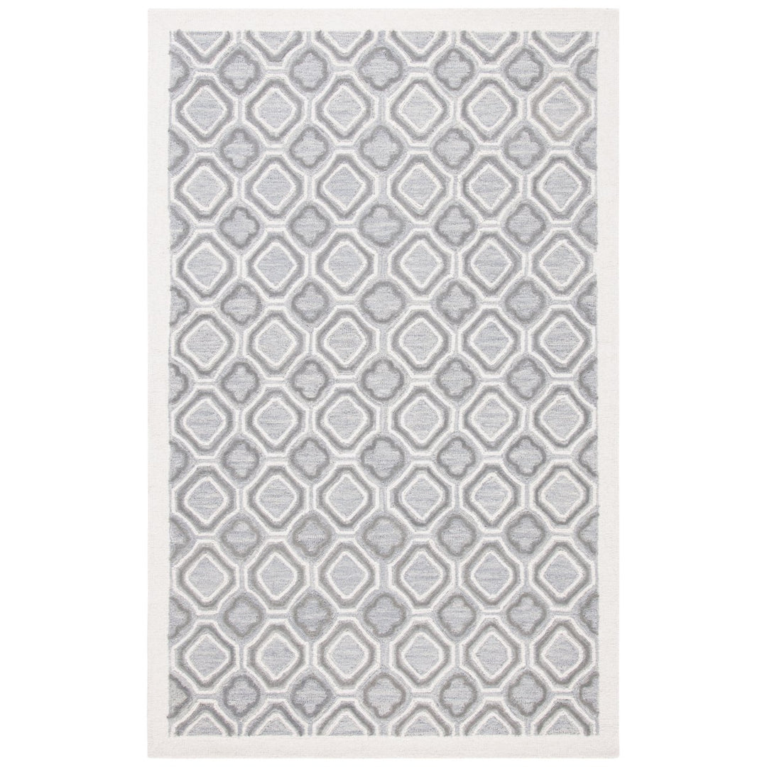 SAFAVIEH Metro MET701A Handmade Ivory / Grey Rug Image 9