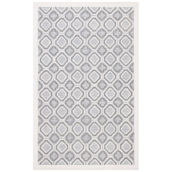 SAFAVIEH Metro MET701A Handmade Ivory / Grey Rug Image 9