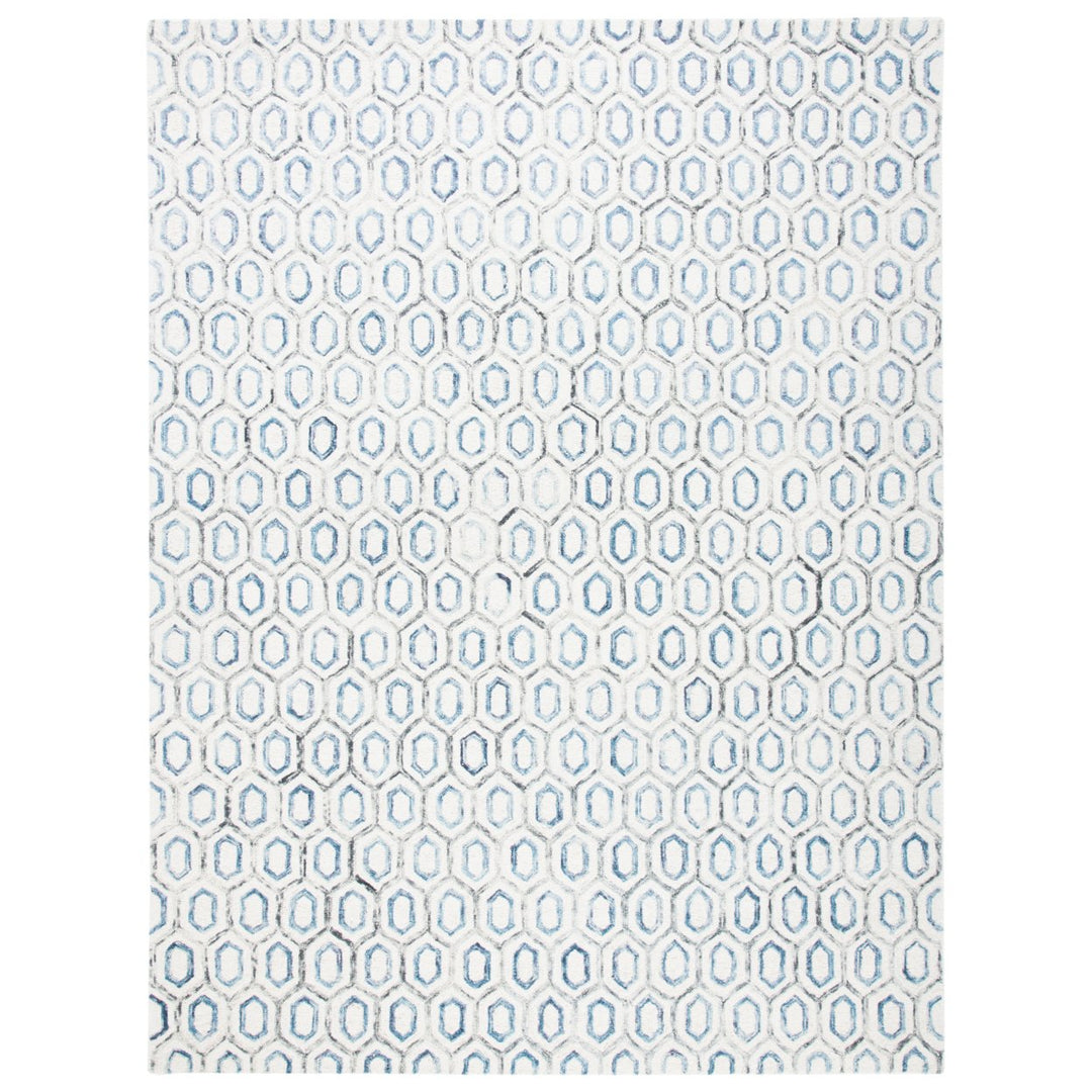 SAFAVIEH Metro MET704A Handmade Ivory / Blue Rug Image 1