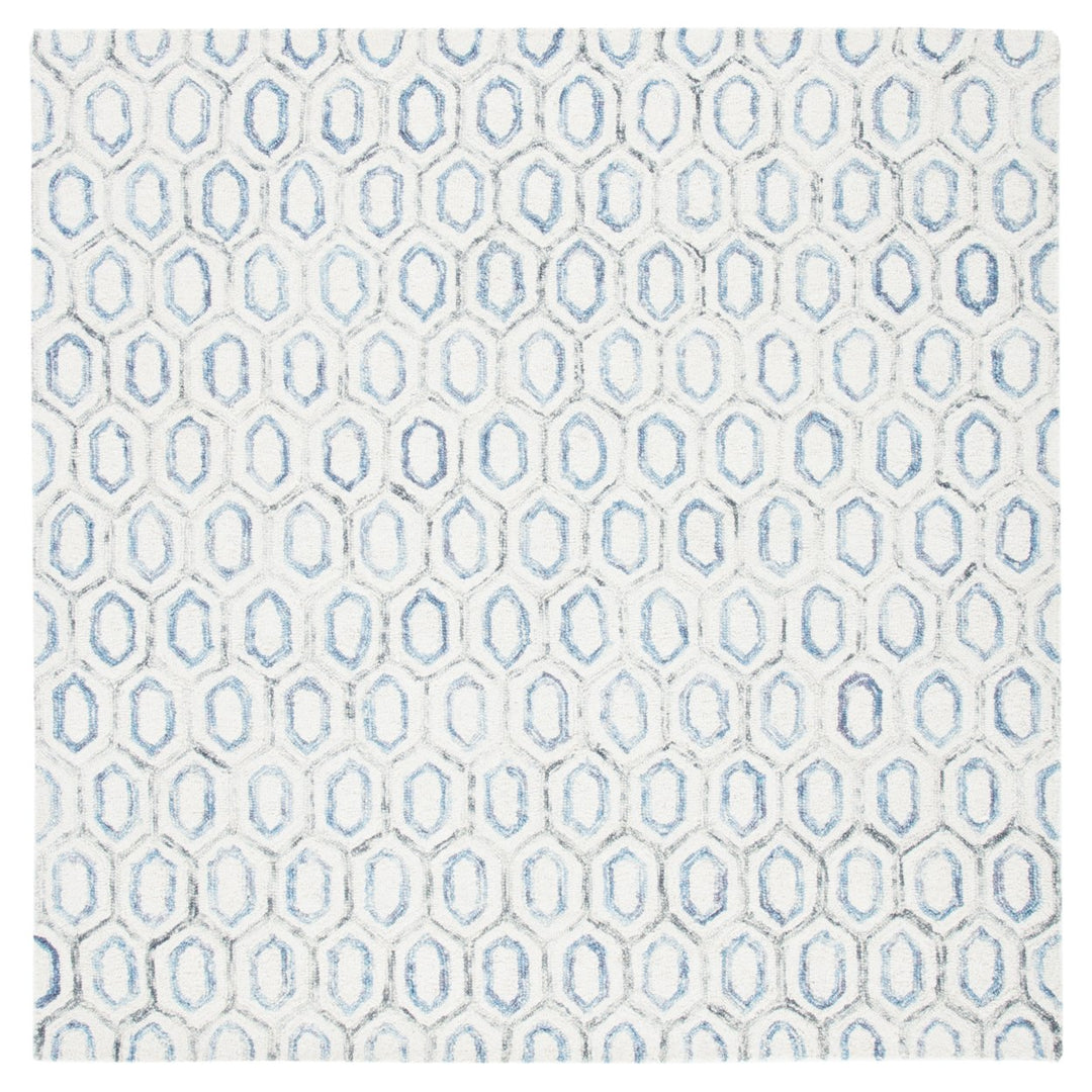 SAFAVIEH Metro MET704A Handmade Ivory / Blue Rug Image 5