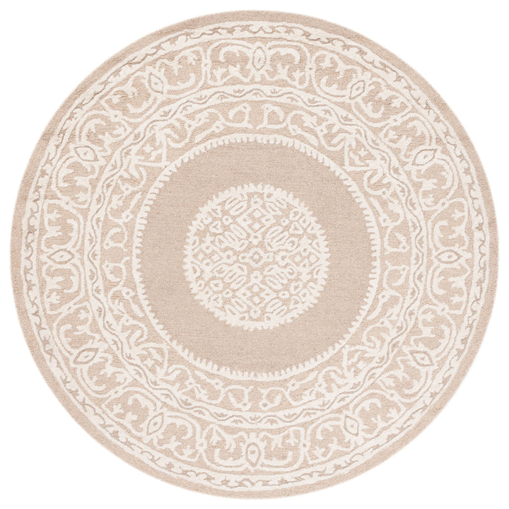 SAFAVIEH Metro MET706T Handmade Ivory / Brown Rug Image 4