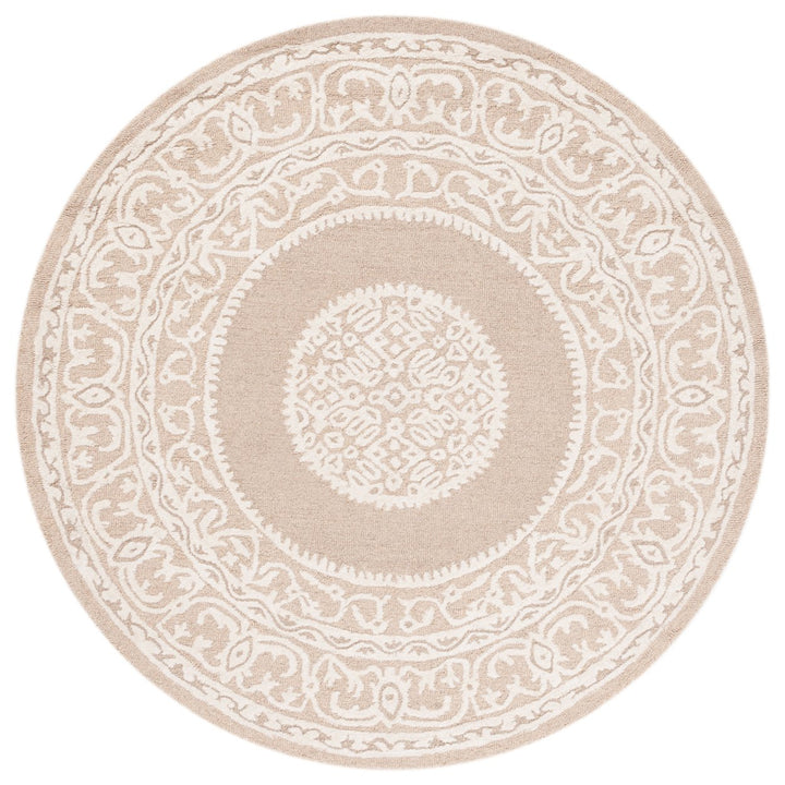 SAFAVIEH Metro MET706T Handmade Ivory / Brown Rug Image 1