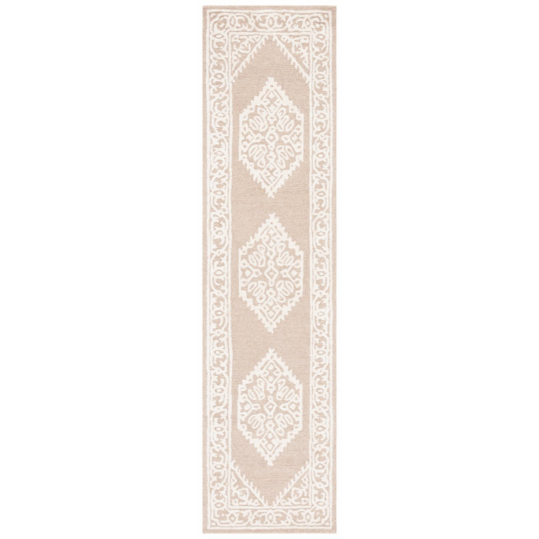 SAFAVIEH Metro MET706T Handmade Ivory / Brown Rug Image 1