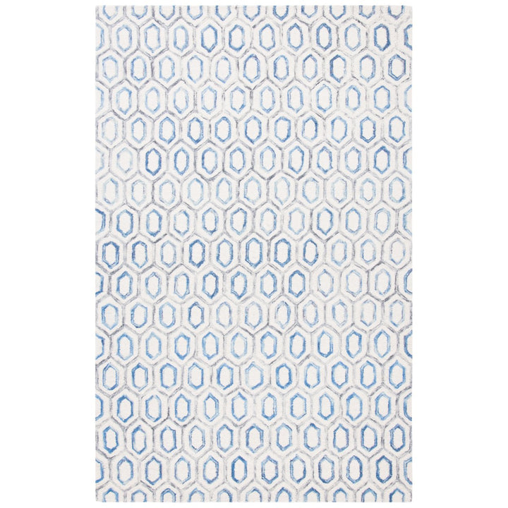 SAFAVIEH Metro MET704A Handmade Ivory / Blue Rug Image 1