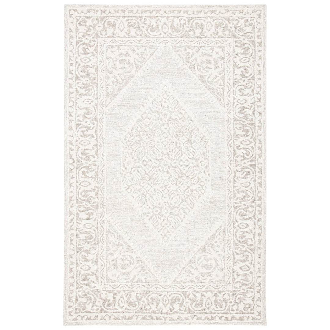 SAFAVIEH Metro MET706F Handmade Ivory / Grey Rug Image 1