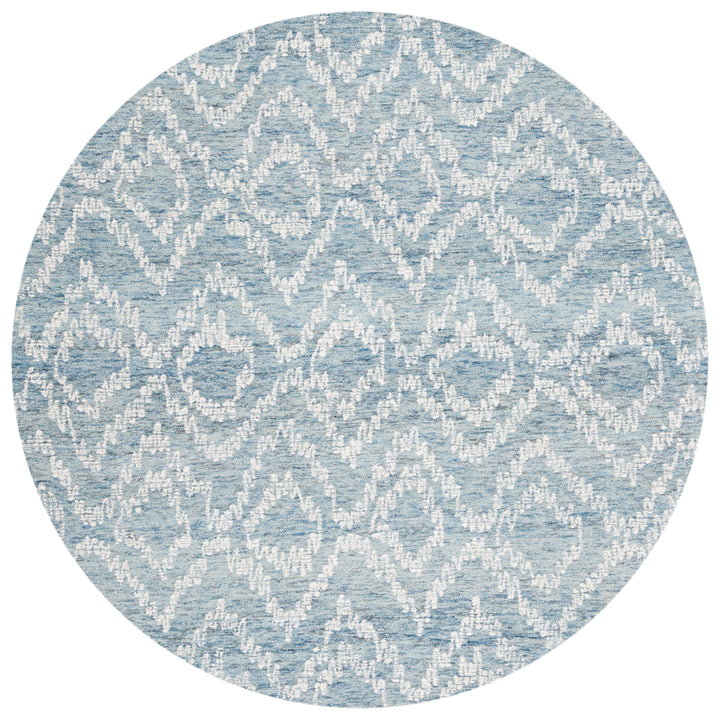 SAFAVIEH Metro MET801M Handmade Natural / Blue Rug Image 4