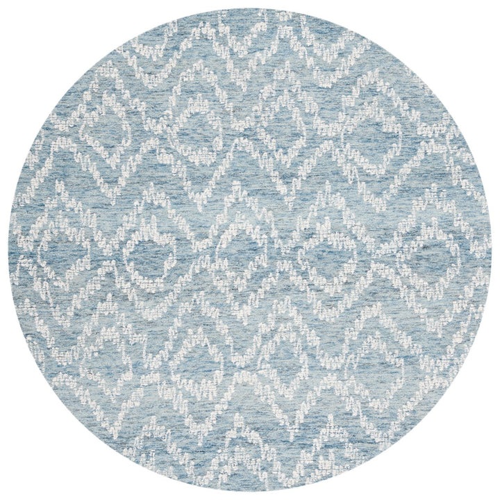 SAFAVIEH Metro MET801M Handmade Natural / Blue Rug Image 1