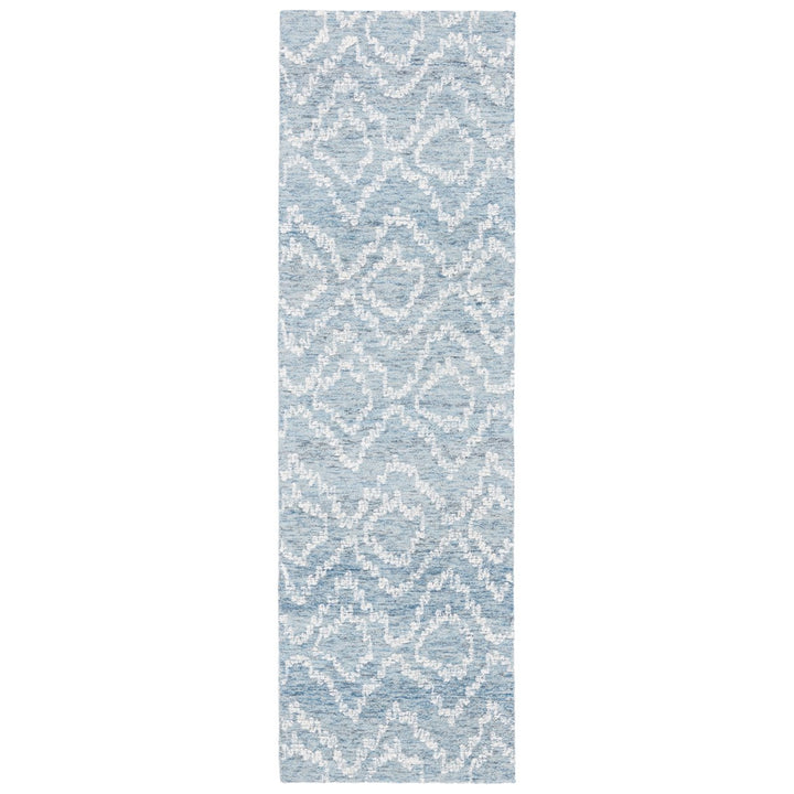 SAFAVIEH Metro MET801M Handmade Natural / Blue Rug Image 5