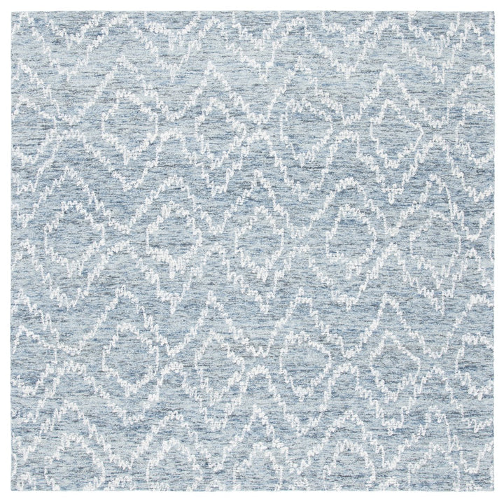 SAFAVIEH Metro MET801M Handmade Natural / Blue Rug Image 6