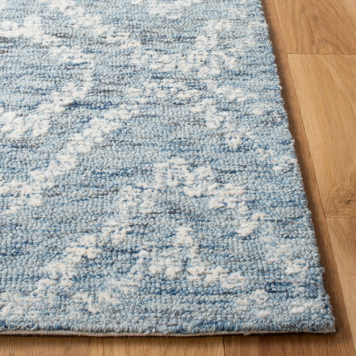 SAFAVIEH Metro MET801M Handmade Natural / Blue Rug Image 7