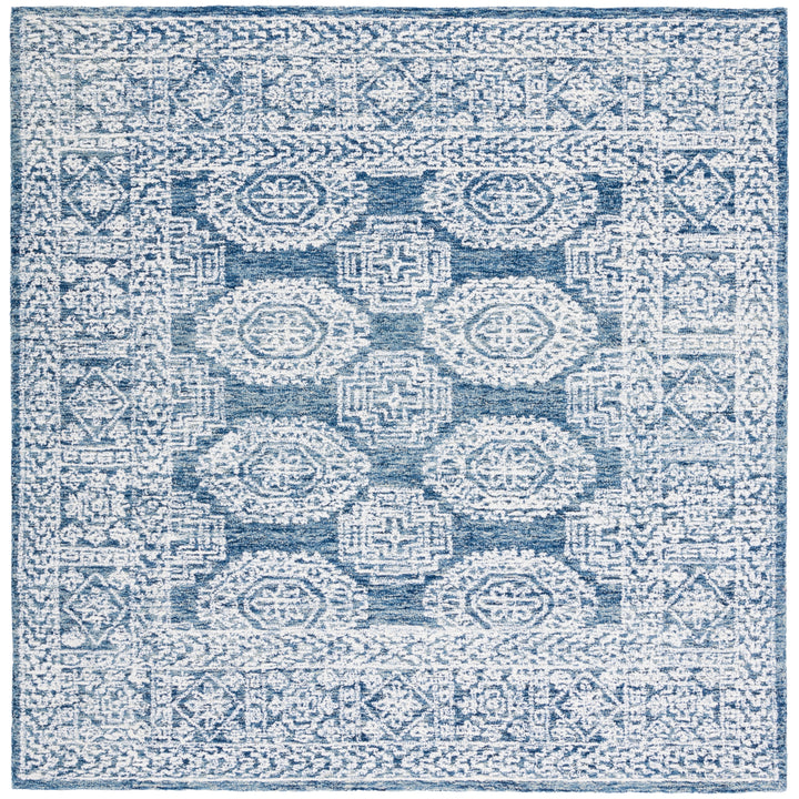 SAFAVIEH Metro MET803M Handmade Natural / Blue Rug Image 6