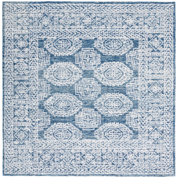 SAFAVIEH Metro MET803M Handmade Natural / Blue Rug Image 1