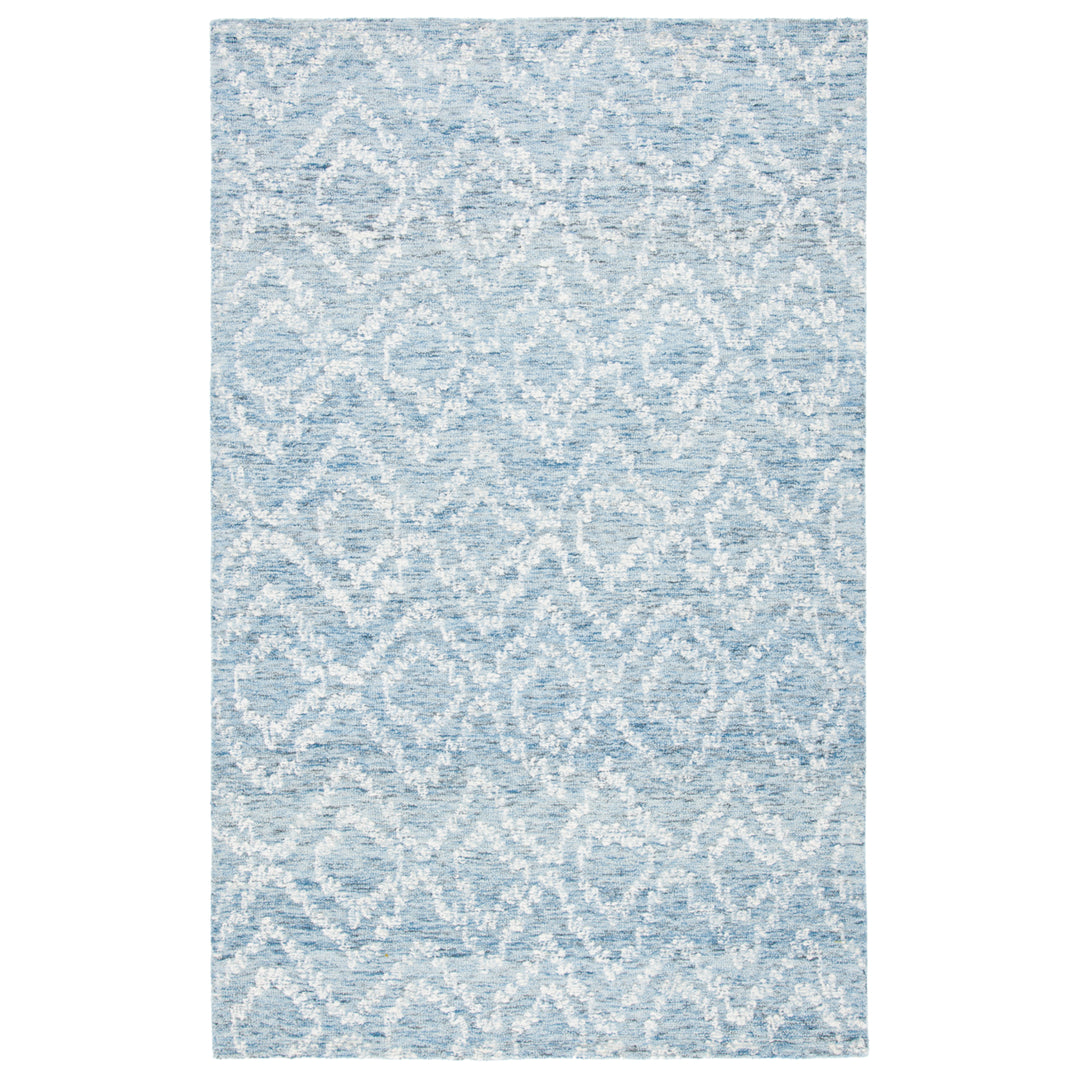 SAFAVIEH Metro MET801M Handmade Natural / Blue Rug Image 10