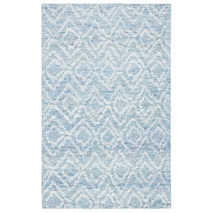 SAFAVIEH Metro MET801M Handmade Natural / Blue Rug Image 10