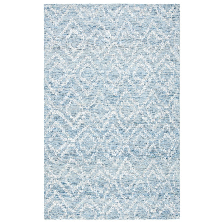 SAFAVIEH Metro MET801M Handmade Natural / Blue Rug Image 1