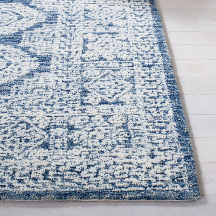 SAFAVIEH Metro MET803M Handmade Natural / Blue Rug Image 7