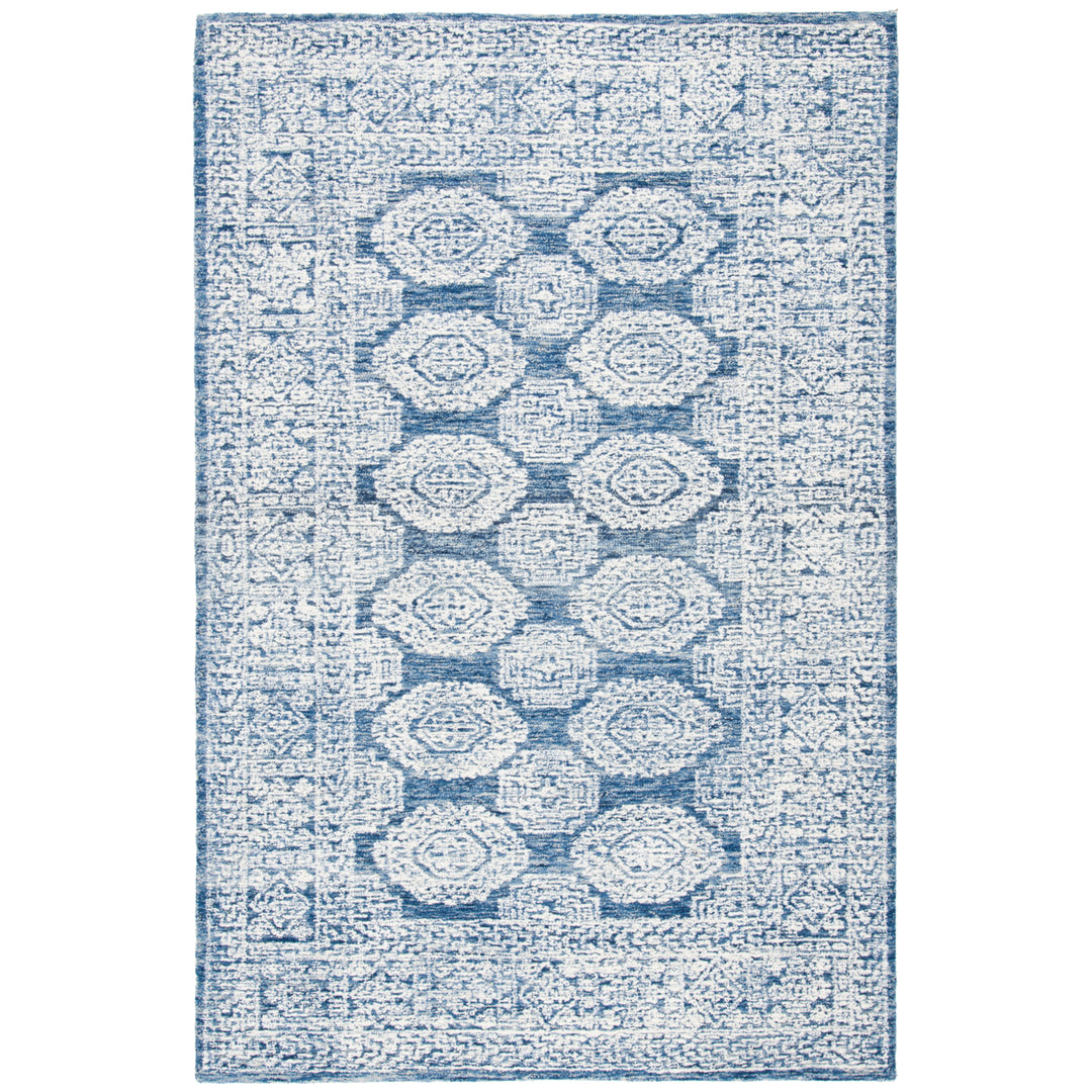 SAFAVIEH Metro MET803M Handmade Natural / Blue Rug Image 10