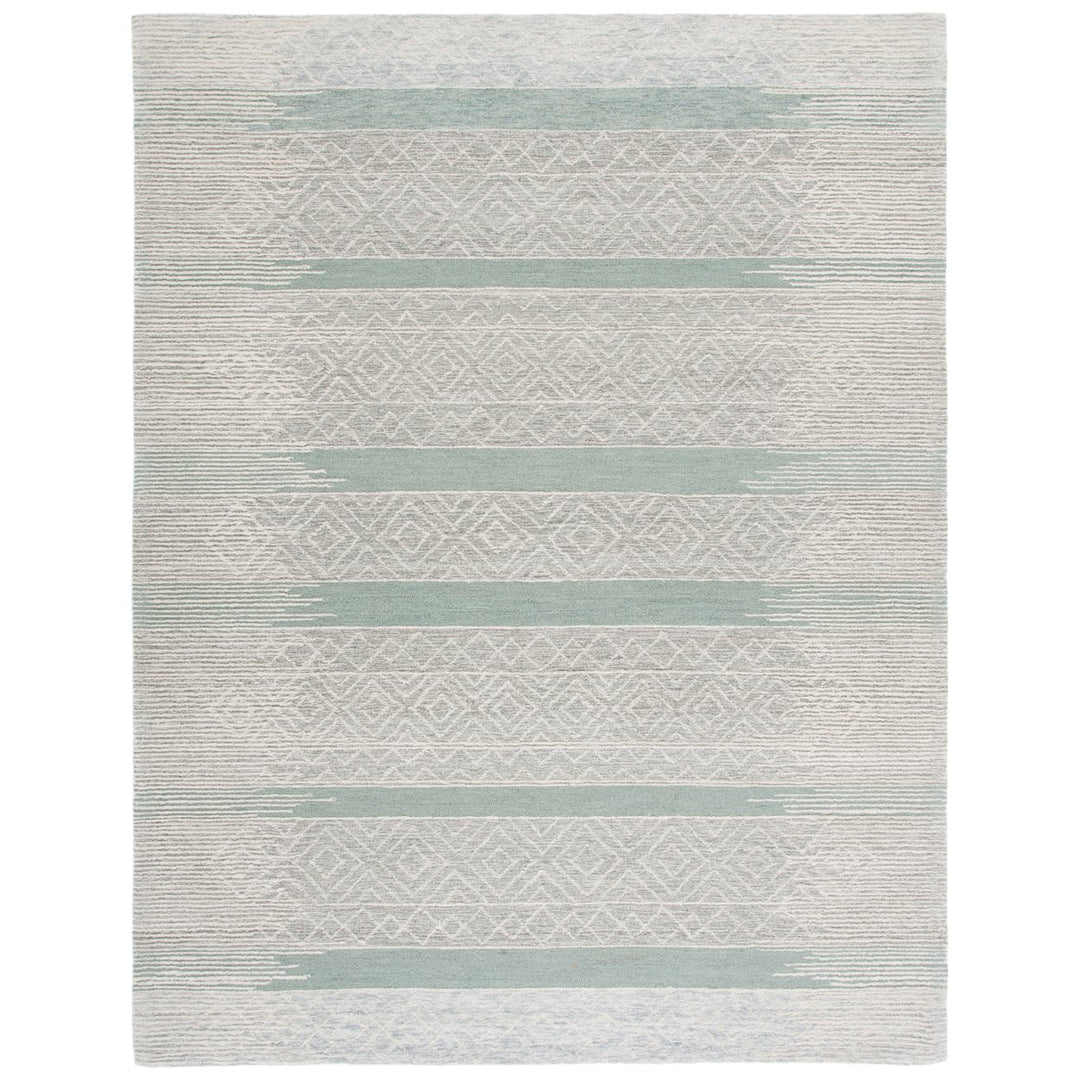 SAFAVIEH Metro MET804F Handmade Natural / Light Grey Rug Image 1