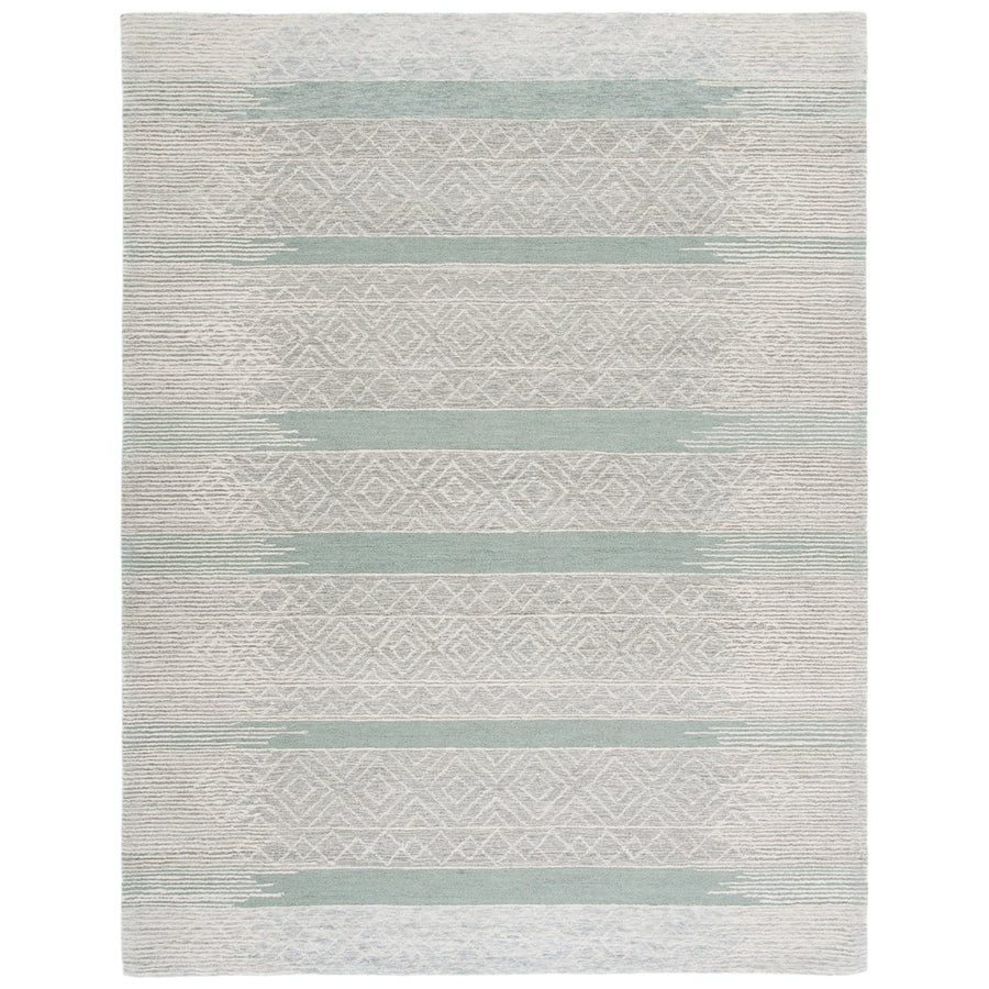 SAFAVIEH Metro MET804F Handmade Natural / Light Grey Rug Image 1