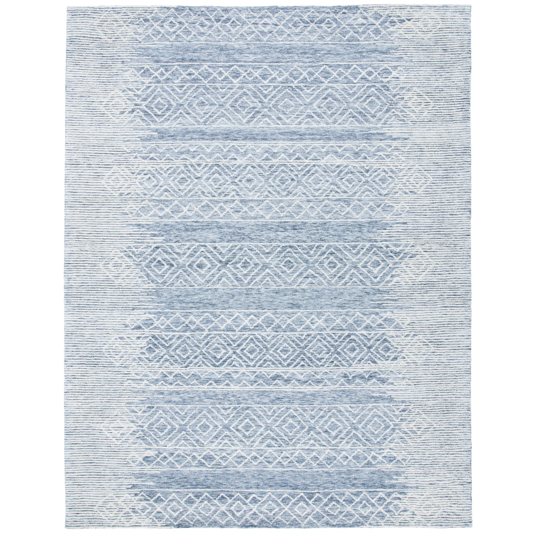 SAFAVIEH Metro MET804M Handmade Natural / Blue Rug Image 1