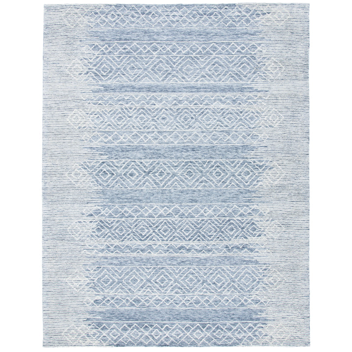 SAFAVIEH Metro MET804M Handmade Natural / Blue Rug Image 1