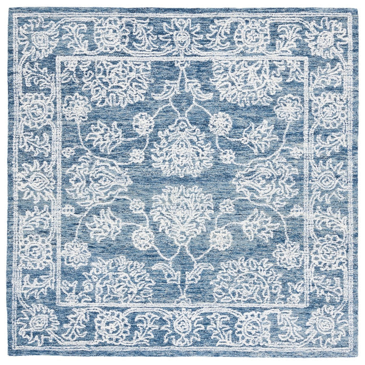 SAFAVIEH Metro MET806M Handmade Natural / Blue Rug Image 1