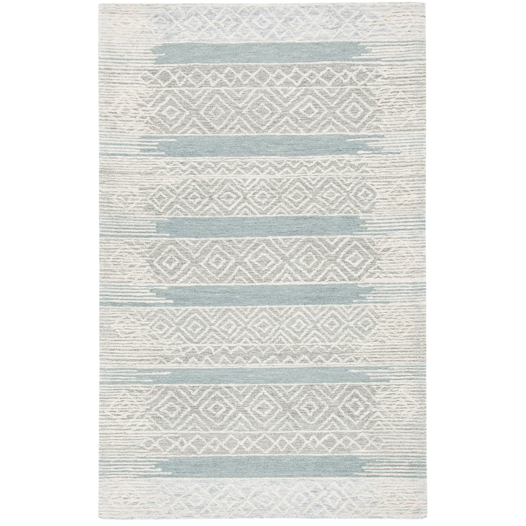 SAFAVIEH Metro MET804F Handmade Natural / Light Grey Rug Image 10