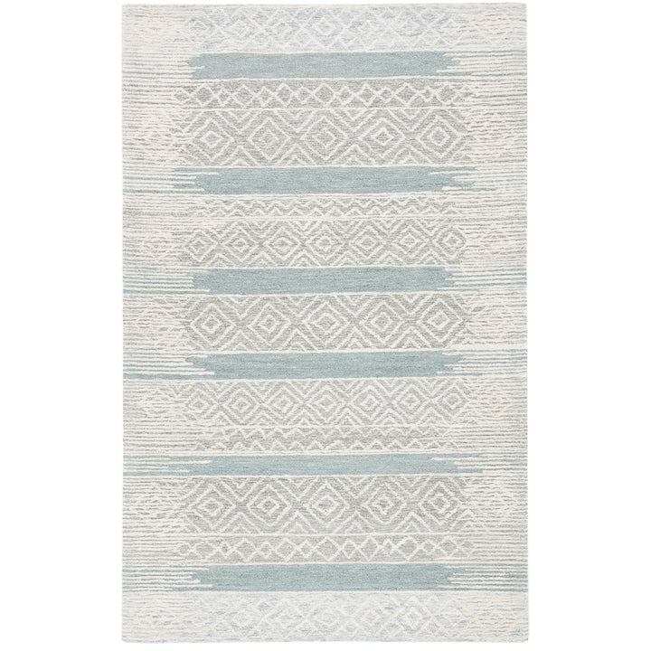 SAFAVIEH Metro MET804F Handmade Natural / Light Grey Rug Image 1