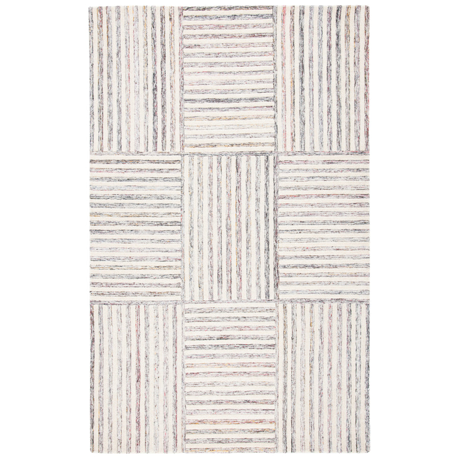 SAFAVIEH Metro Collection MET858Q Handmade Red/Ivory Rug Image 1