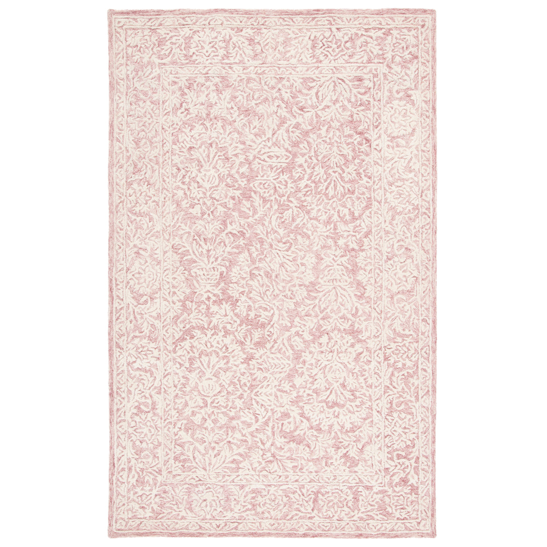 SAFAVIEH Metro MET864U Handmade Pink / Ivory Rug Image 2