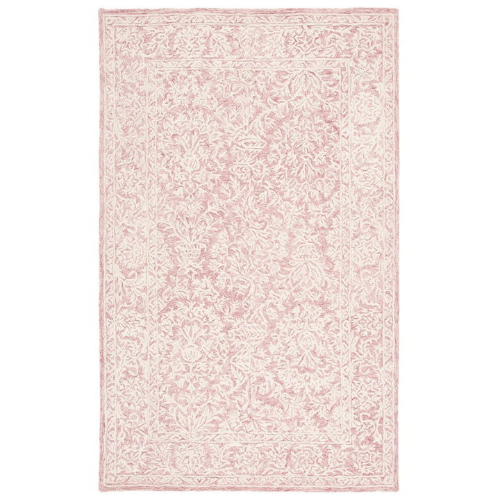 SAFAVIEH Metro MET864U Handmade Pink / Ivory Rug Image 1