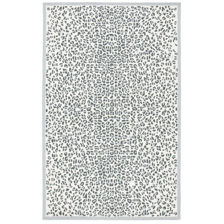 SAFAVIEH Metro MET868F Handmade Grey / Ivory Rug Image 1