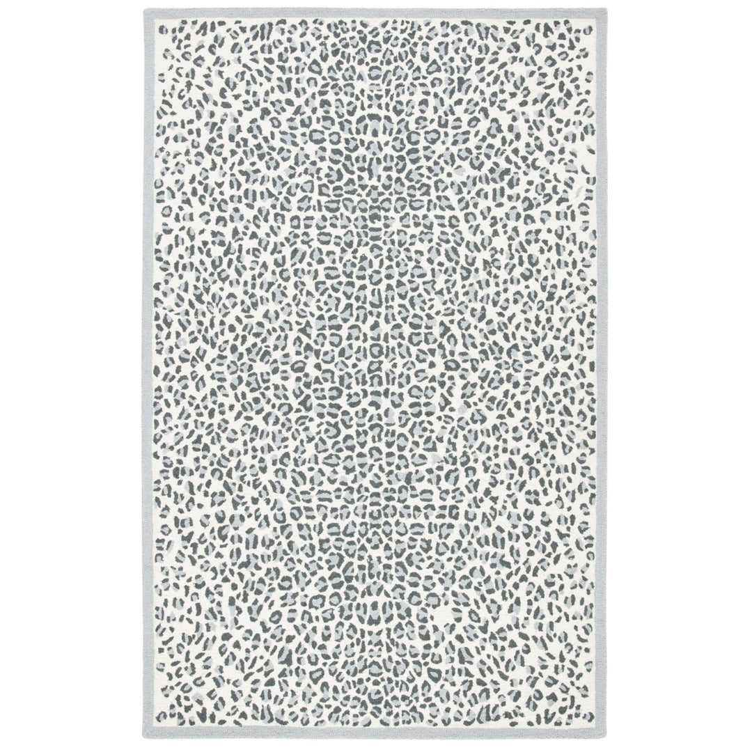 SAFAVIEH Metro MET868F Handmade Grey / Ivory Rug Image 1