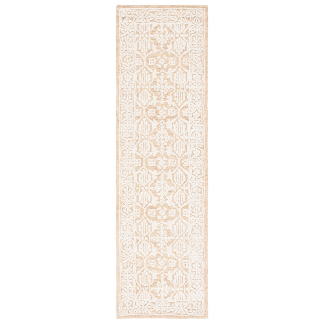 SAFAVIEH Metro MET903D Handmade Gold / Ivory Rug Image 5