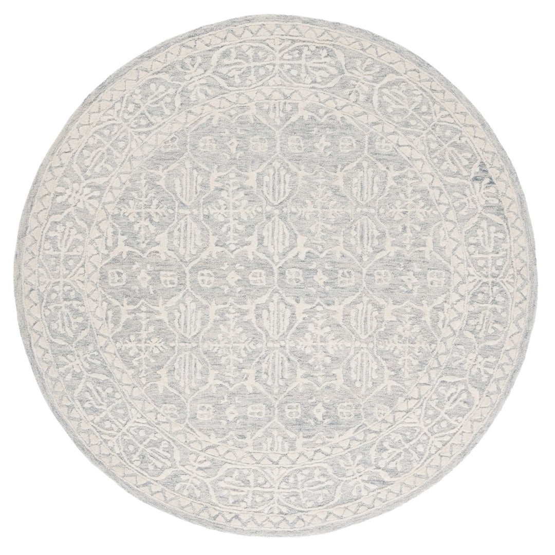 SAFAVIEH Metro MET903G Handmade Light Grey / Ivory Rug Image 1