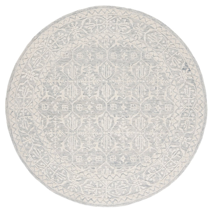 SAFAVIEH Metro MET903G Handmade Light Grey / Ivory Rug Image 1