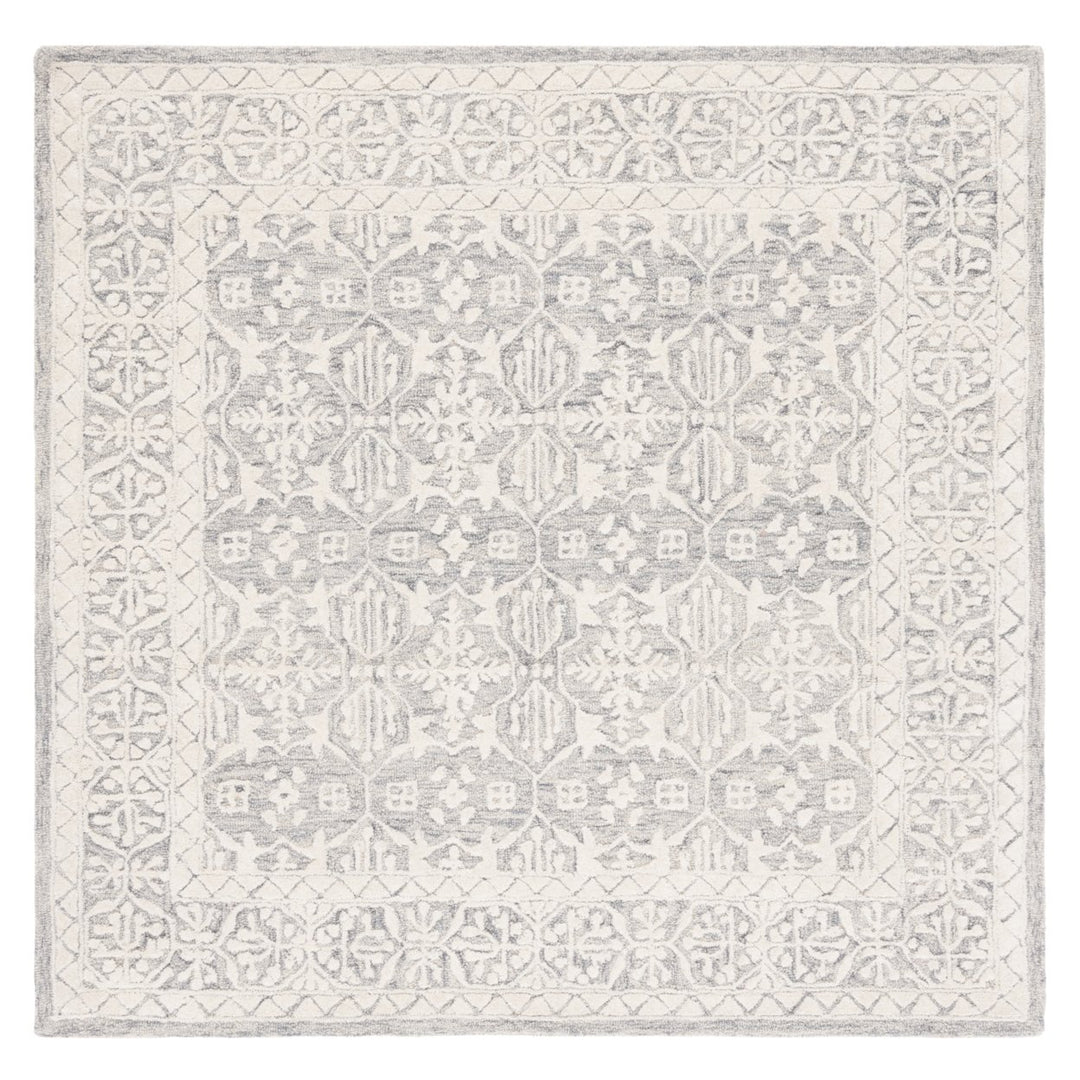 SAFAVIEH Metro MET903F Handmade Grey / Ivory Rug Image 1