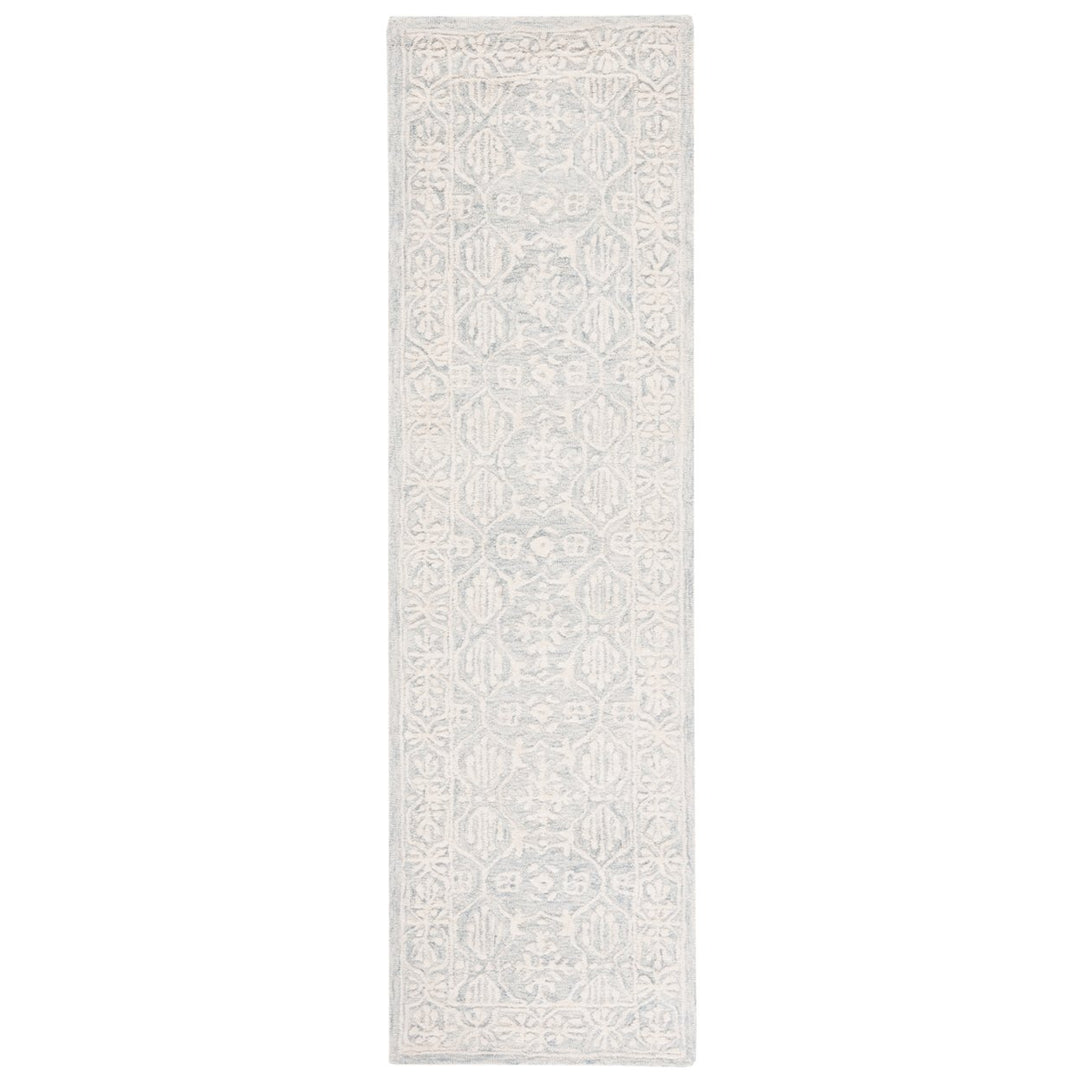 SAFAVIEH Metro MET903G Handmade Light Grey / Ivory Rug Image 1