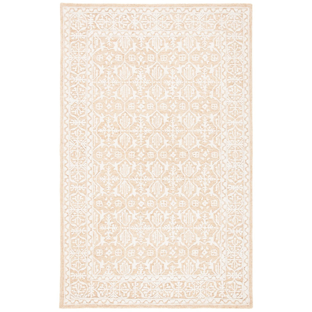 SAFAVIEH Metro MET903D Handmade Gold / Ivory Rug Image 1