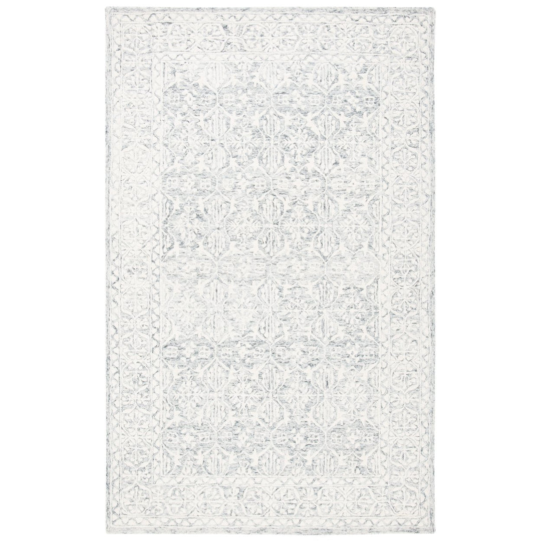 SAFAVIEH Metro MET903F Handmade Grey / Ivory Rug Image 1