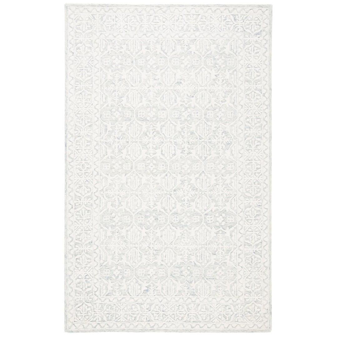 SAFAVIEH Metro MET903G Handmade Light Grey / Ivory Rug Image 1