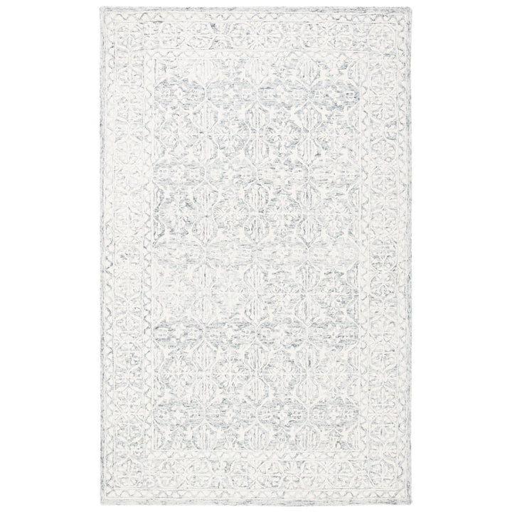 SAFAVIEH Metro MET903F Handmade Grey / Ivory Rug Image 1