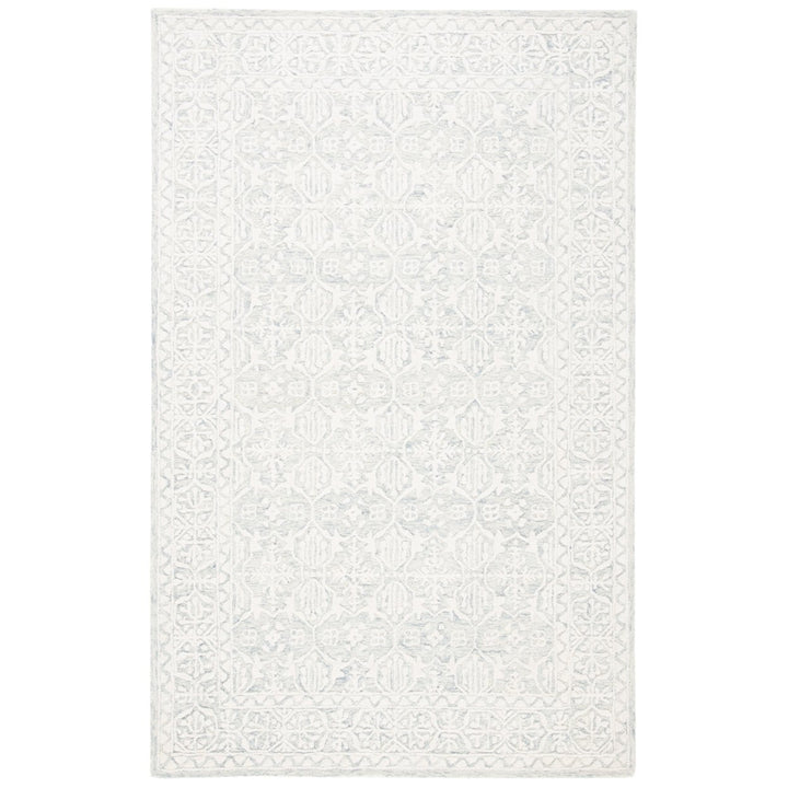 SAFAVIEH Metro MET903G Handmade Light Grey / Ivory Rug Image 1